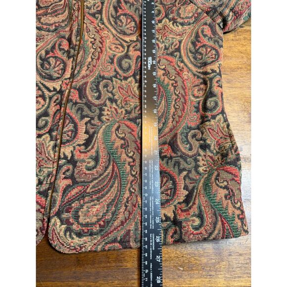 Vintage Bonworth Woven Tapestry Paisley Blazer Jacket - Picture 5 of 6